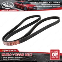 Gates Alternator Micro-V Drive Belt for Holden Astra AH 1.8L 103KW Z18 XER