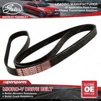 Gates 2ND Alternator Micro-V Drive Belt for VW Transporter T4 Length 2060mm