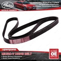 Gates Alternator Micro-V Drive Belt for Hummer Hummer 3.5L 3.7L 162KW 180KW