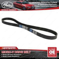 Gates Alternator Micro-V Drive Belt for Mercedes Benz Valente W639 3.0L 165KW