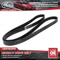 Gates Alternator Micro-V Drive Belt for Peugeot 206 SW 406 2.0L FWD Diesel 98-07
