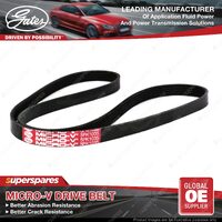Gates Alternator Micro-V Belt for Mini Cooper R50 FWD Petrol 1.6L W10B16A 04-06