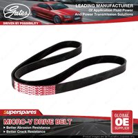 Gates Alternator Micro-V Drive Belt for Peugeot 206 SW 406 Diesel 2.0 HDi 98-07