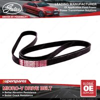 Gates Alternator Micro-V Drive Belt for Ford Maverick CU04K 4WD Petrol 2.3 04-06