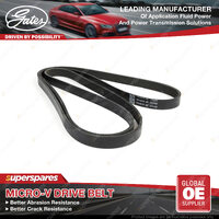 Gates Alternator Micro-V Drive Belt for Chery J11 1.6L SQRE4G16 2014-On