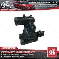 Gates Thermostat + Gaskets & Seals for Fiat Panda 150 1.3L 55kW 02/12-On