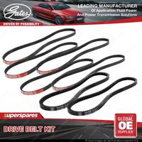 Gates A/C & Alternator & P/S Drive Belt Kit for Honda Accord AD 1.8L ET1 Sedan