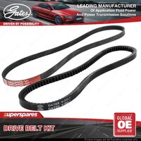 Gates A/C & Alternator Drive Belt Kit for Mitsubishi Pajero V45W 3.5L 143KW