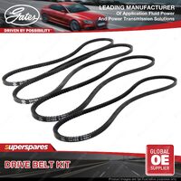Gates Alt & P/S Drive Belt Kit for Toyota Hilux LN106 RZN149 RZN154 2.7L 2.8L