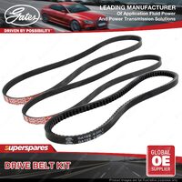 Gates A/C & Alt & P/S Drive Belt Kit for Nissan Patrol GR GU Y61 4.8L