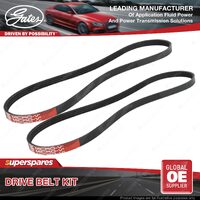 Gates A/C & Alt Drive Belt Kit for Chevrolet Silverado 2500 HD 6.0L LQ4