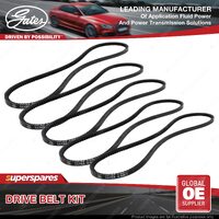 Gates A/C & Alt & P/S Drive Belt Kit for Toyota Coaster B2 B3 2.4L 22R 72kW