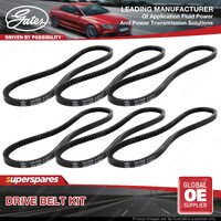 Gates A/C & Alt & P/S Drive Belt Kit for Mazda E-Serie SR 2.2L 47kW 03/91-05/03