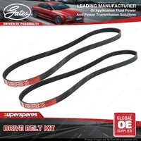 Gates A/C & Alt Drive Belt Kit for Fiat Punto 176AA 176AQ 1.1L 40kW 01/97-10/98