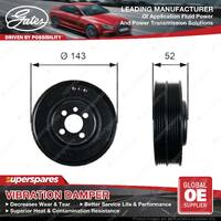 Gates Harmonic Balancer for Audi A6 4B2 AJL  A4 8D2 8D5 B5 1.8L 1995-2001