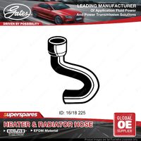 Gates Molded Heater Hose for Holden Camira JD Sedan Wagon 1.8L 1986-1987