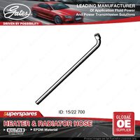 Gates Heater Hose for Ford Fairlane ZL Falcon XF LTD FE Length 700mm