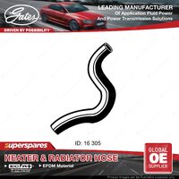Gates Heater Hose for Ford Laser KC KE Meteor GC E3 B6 B6T 1.3L 1.6L