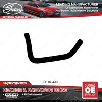 Gates Heater Hose for Toyota Landcruiser HDJ80 HZJ80 4.2L 01/1990-02/1998