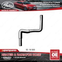 Gates Heater Hose for Ford Maverick DA TB42 4.2L 125KW 505mm 02/88-03/94
