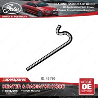 Gates Inlet Heater Hose for Hsv Commodore VN Sedan 5.0L 03/89-07/91