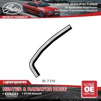 Gates Heater Hose for Holden Jackaroo UBS 2.6L 07/88-03/92 Length 210mm