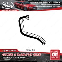 Gates Molded Heater Hose Pipe 1 to Engine for Holden Barina SB 1.6L 1994-1998