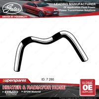 Gates Heater Hose for Holden Jackaroo UBS 2.6L 07/88-03/92 Length 280mm