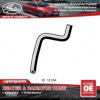 Gates Heater Hose Length 254mm for Holden Jackaroo Monterey UBS 3.2L 1992-1998