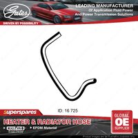 Gates Heater Hose for Holden Rodeo TFR54 TFS54 2.5L Oil cooler toengine
