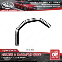 Gates Molded Heater Hose for Mitsubishi Galant HG HH 2.0L 05/1989-12/1992