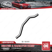 Gates Upper Heater Hose for Mitsubishi Magna TS TR 3.0L 6G72 03/1991-04/1996