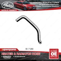 Gates Heater Hose for Honda Civic EJ EK EG EH 1.6L 84KW 90KW 96KW 1991-1995