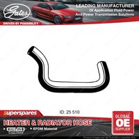 Gates Lower Radiator Hose for Nissan Datsun 120Y KB KLF10 1.2L 510mm