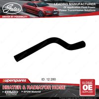Gates Inlet Heater Hose for Nissan Datsun 120Y KB KLF10 1.2L 1974-1980