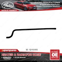 Gates Outlet Heater Hose for Nissan Datsun 120Y KB KLF10 1.2L 1973-1980