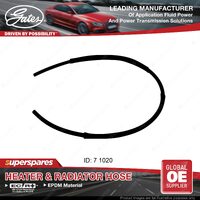 Gates Heater Hose for Holden Rodeo TFR25 TFS25 6VD1 3.2L 02/98-02/03