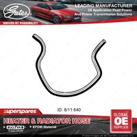 Gates Heater Hose for Holden Astra AH Z18XE 1.8L 90KW 05-08 Length 640mm