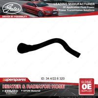 Gates Outlet Heater Hose for Holden Commodore Calais VF 3.0L 3.6L LFX LF1 LFW