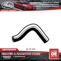 Gates Lower Radiator Hose Length 370mm for Holden H Series Monaro HG HT HK