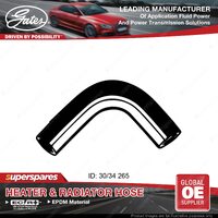 Gates Upper Radiator Curved Hose for Holden Torana LC 2.3L 06/71-01/72