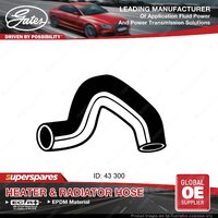Gates Lower Radiator Curved Hose for Jaguar XJ Sedan 4.2L 09/79-12/87