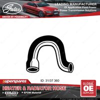 Gates Upper Radiator Hose for Ford Capri Escort J1F 1.3 1.6L 1969-1980
