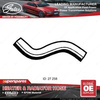 Gates Upper Radiator Hose for Nissan Pulsar N10 Automatic 1.5L 1981-1983