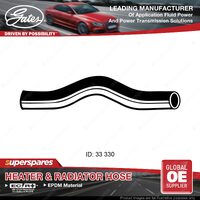 Gates Upper Radiator Hose for Mitsubishi L200 Express Starion 2.0L 1982-1987