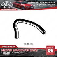 Gates Lower Radiator Hose for Mitsubishi L200 Express Starion 2.0L 1986-1987