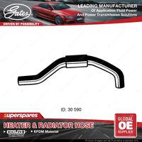 Gates Upper Radiator Hose for Toyota Corona ST141 2S-C 2.0L 71KW 1983-1987