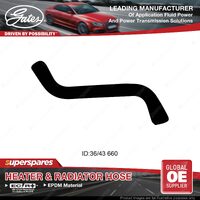 Gates Lower Radiator Hose for Toyota Landcruiser HJ61 HJ75 12HT 2H 4.0L 85-91