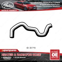 Gates Upper Radiator Curved Hose for Ford Corsair UA KA24E 2.4L 96KW 1989-1992