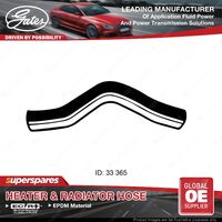 Gates Upper Radiator Hose for Mitsubishi Galant HG HH 2.0L 4G63 4G63-T 1988-1993